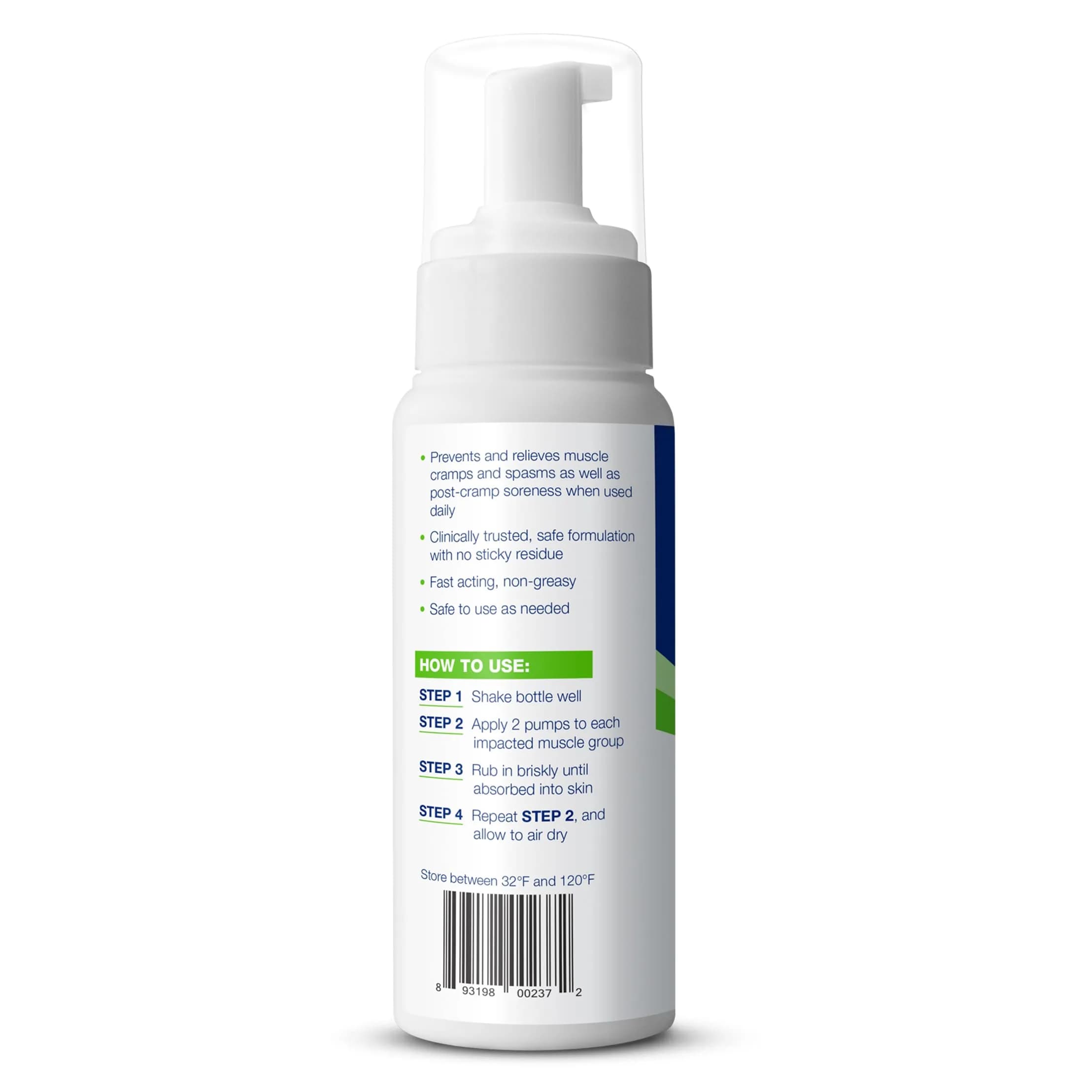 Theraworx Relief Muscle Cramps Foam 210ml (7.1 Fl Oz) | Clinically Trusted for Fast-Acting Relief - view 6