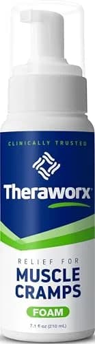 Theraworx Relief Muscle Cramps Foam 210ml (7.1 Fl Oz) | Clinically Trusted for Fast-Acting Relief thumbnail 1