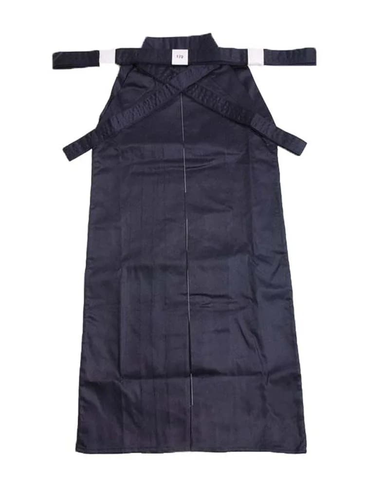 ZooBoo Kendo Uniform Men's Hakama Pants | Traditional Martial Arts Wear, Breathable Cotton, Entry Level Fit — Dark Blue