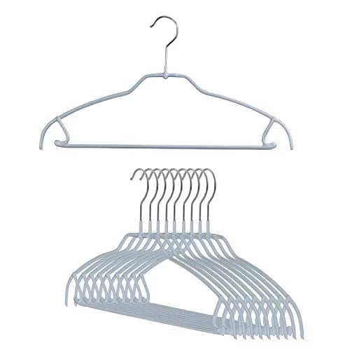 MAWA Silhouette Ultra-Thin Series Non-Slip Clothes Hanger Pack of 10 | Space Saving & Gentle on Clothes thumbnail 1