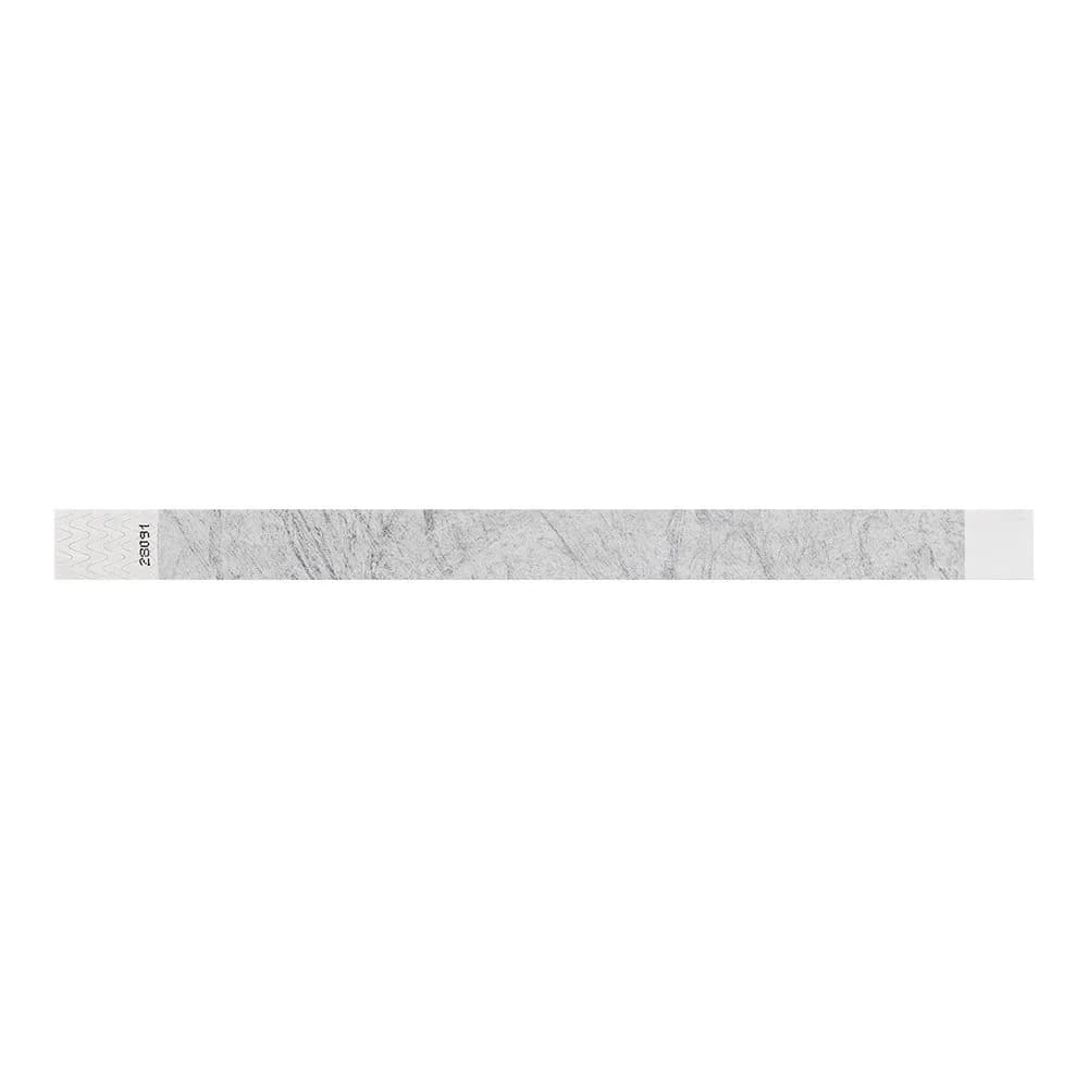 Wristco Metallic Silver Tyvek Wristbands 200 ct. | Tamper-Proof for Events - view 7
