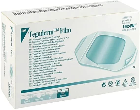 3M Tegaderm Transparent Film Dressing 2 Boxes | Waterproof, Breathable, Sterile, Conformable Skin Cover thumbnail 2