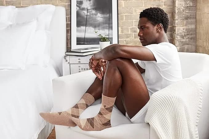 POLO RALPH LAUREN Mens Birdseye Dress Crew Socks 6-12.5 US Navy | Signature Embroidered Pony & Reinforced Toe thumbnail 4