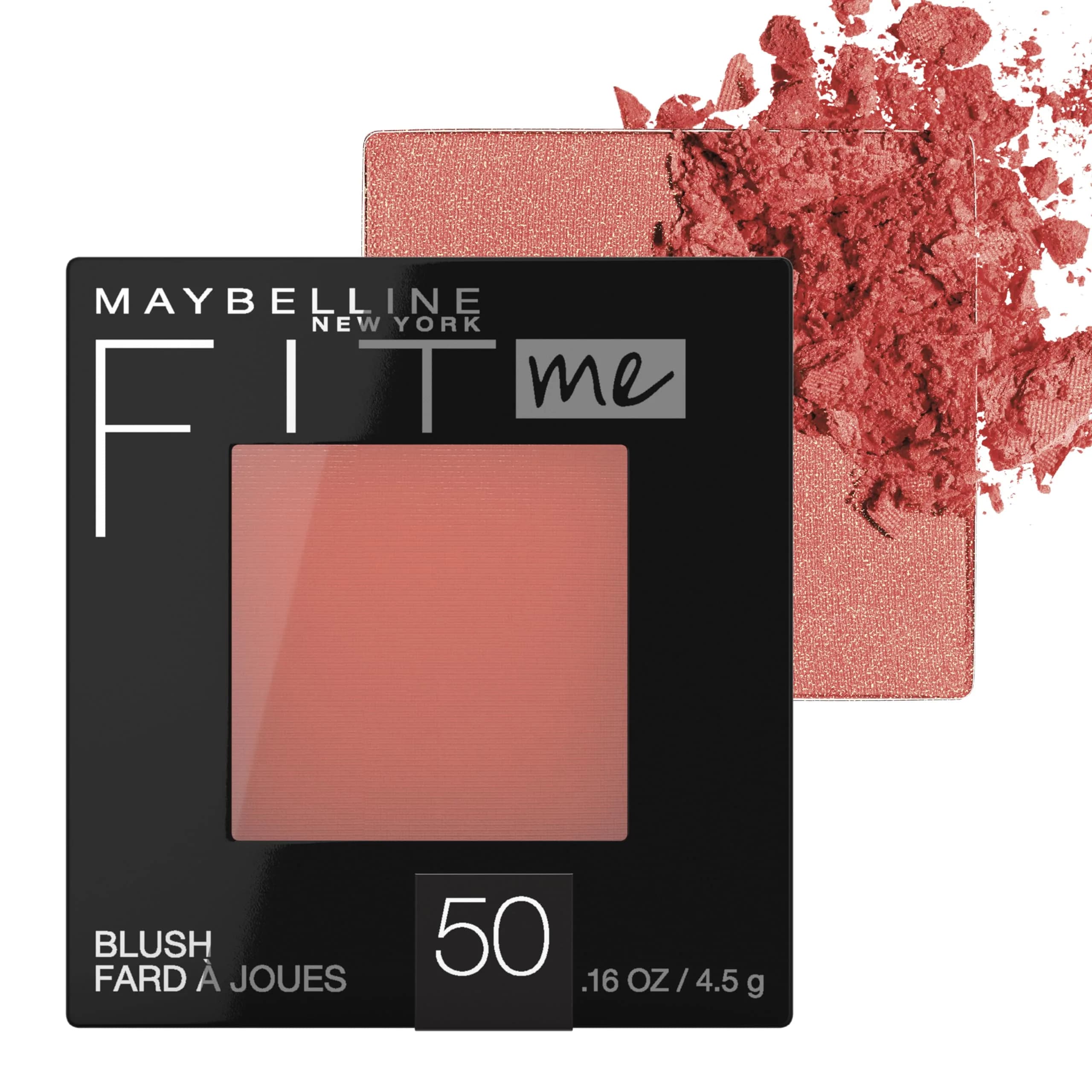 Maybelline Fit Me Blush, Wine Shade, 4.5g (0.16 Oz) | Natural Radiant Glow - main product image