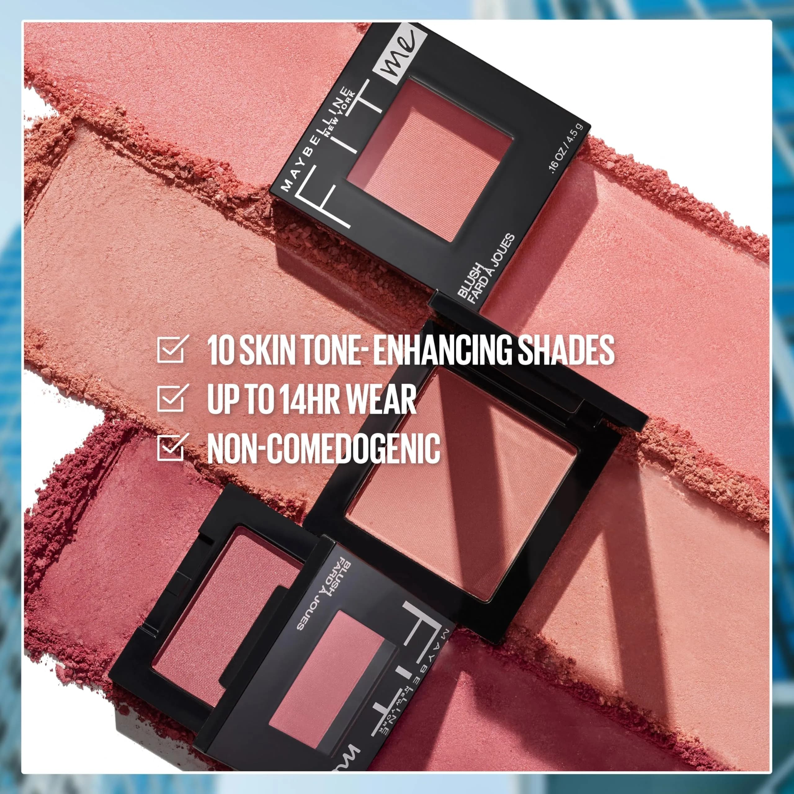 Maybelline Fit Me Blush, Wine Shade, 4.5g (0.16 Oz) | Natural Radiant Glow - view 6