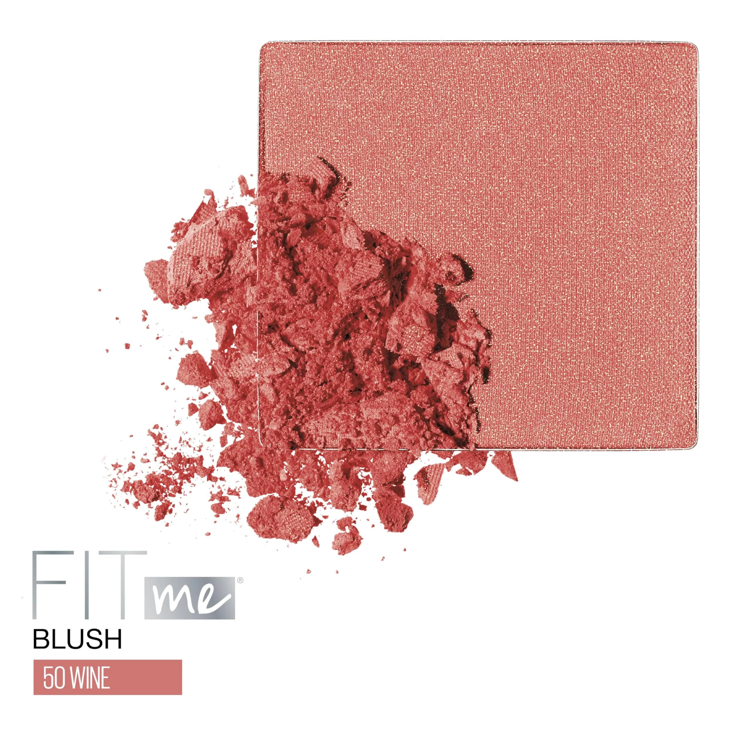 Maybelline Fit Me Blush, Wine Shade, 4.5g (0.16 Oz) | Natural Radiant Glow - view 2
