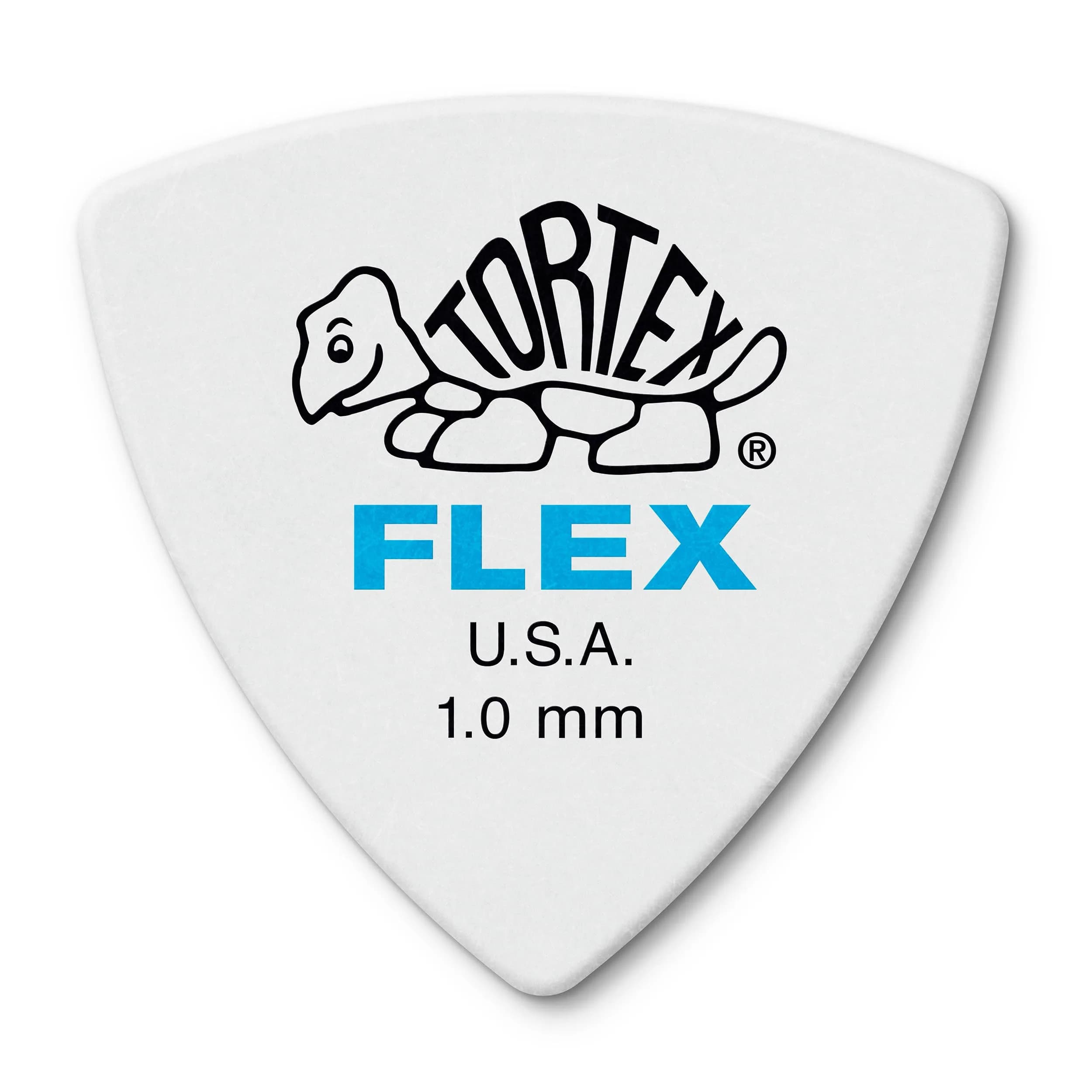 Jim Dunlop Tortex Flex Triangle Pick 1.0mm 72 Pack | USA-Sourced Guitar Plectrums - main product image