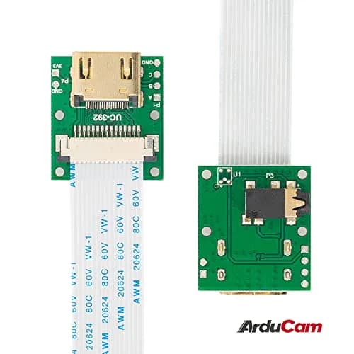 Arducam CSI to HDMI Extension Module with 15pin FPC Cable for Raspberry Pi Camera V3/V1/V2/HQ (Pack of 2, 10m Extension) thumbnail 3