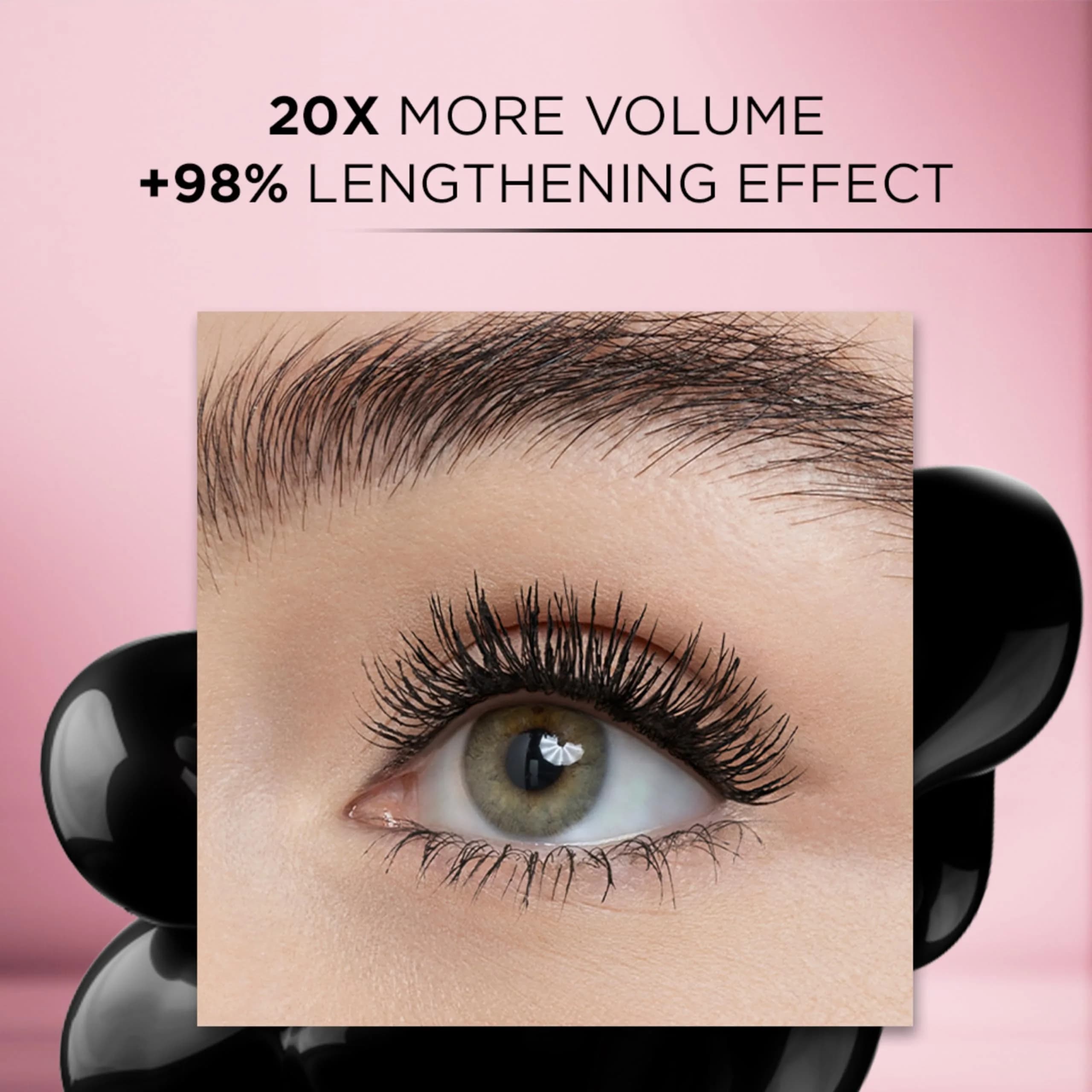 L'Oreal Paris Voluminous Lash Paradise Waterproof Mascara, Blackest Black, 8.3ml (0.25 Fl Oz) | Volumizing & Lengthening - view 4
