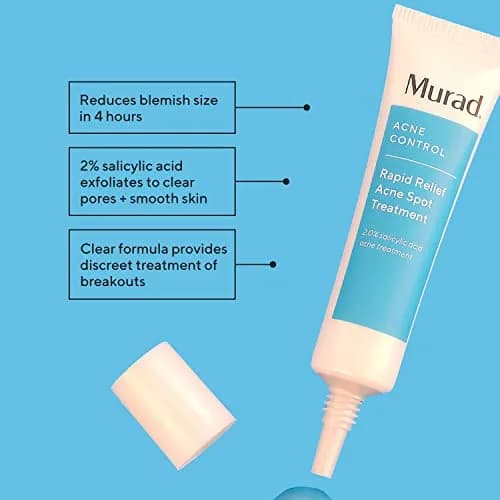 Murad Rapid Relief Acne Spot Treatment Gel 15ml (0.5 Oz) | Reduces Blemish Size & Redness in 4 Hours thumbnail 2