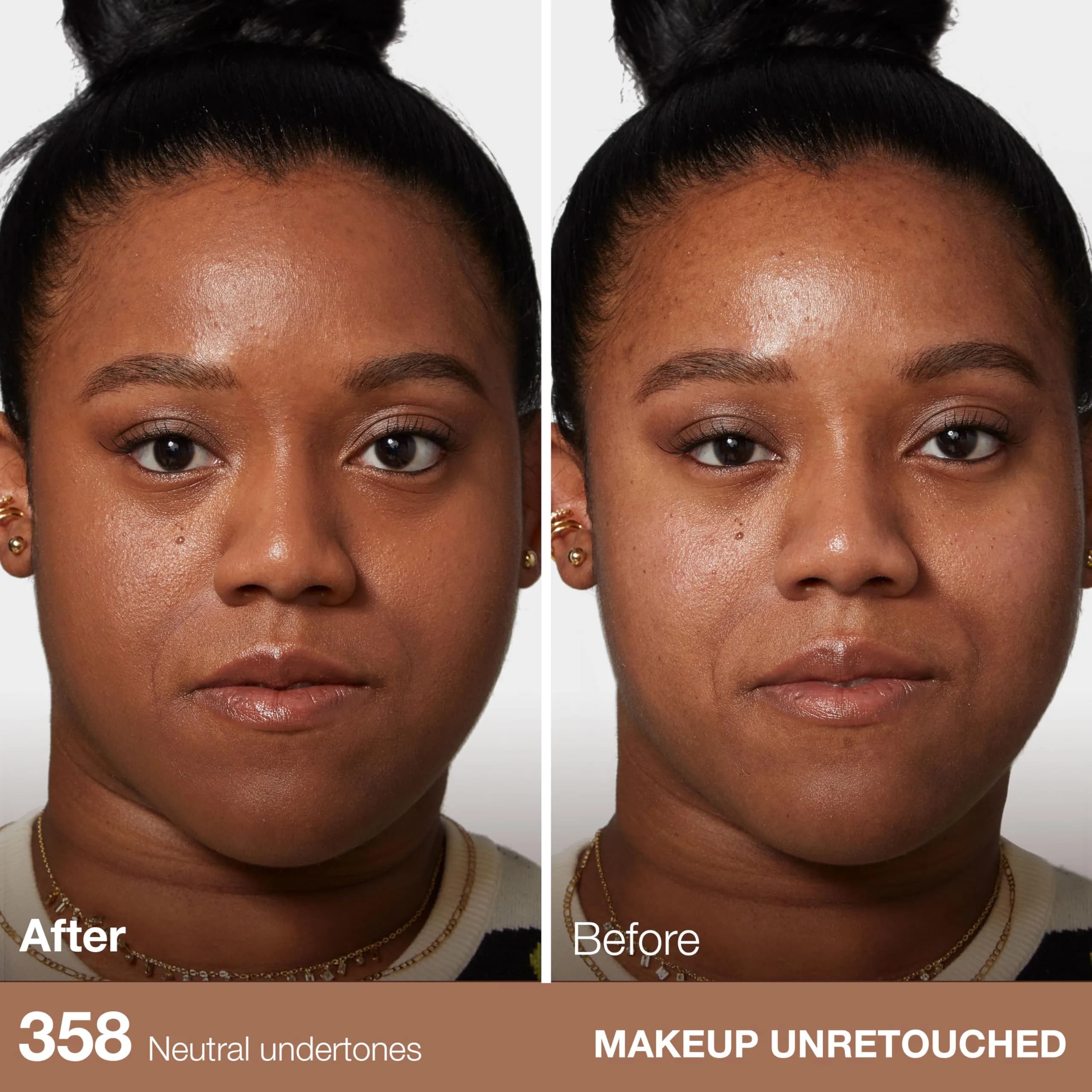 Maybelline Fit Me Matte + Poreless Liquid Foundation, 358 Latte, 1 Fl Oz | Oil-Free, Pore Minimizing - view 3