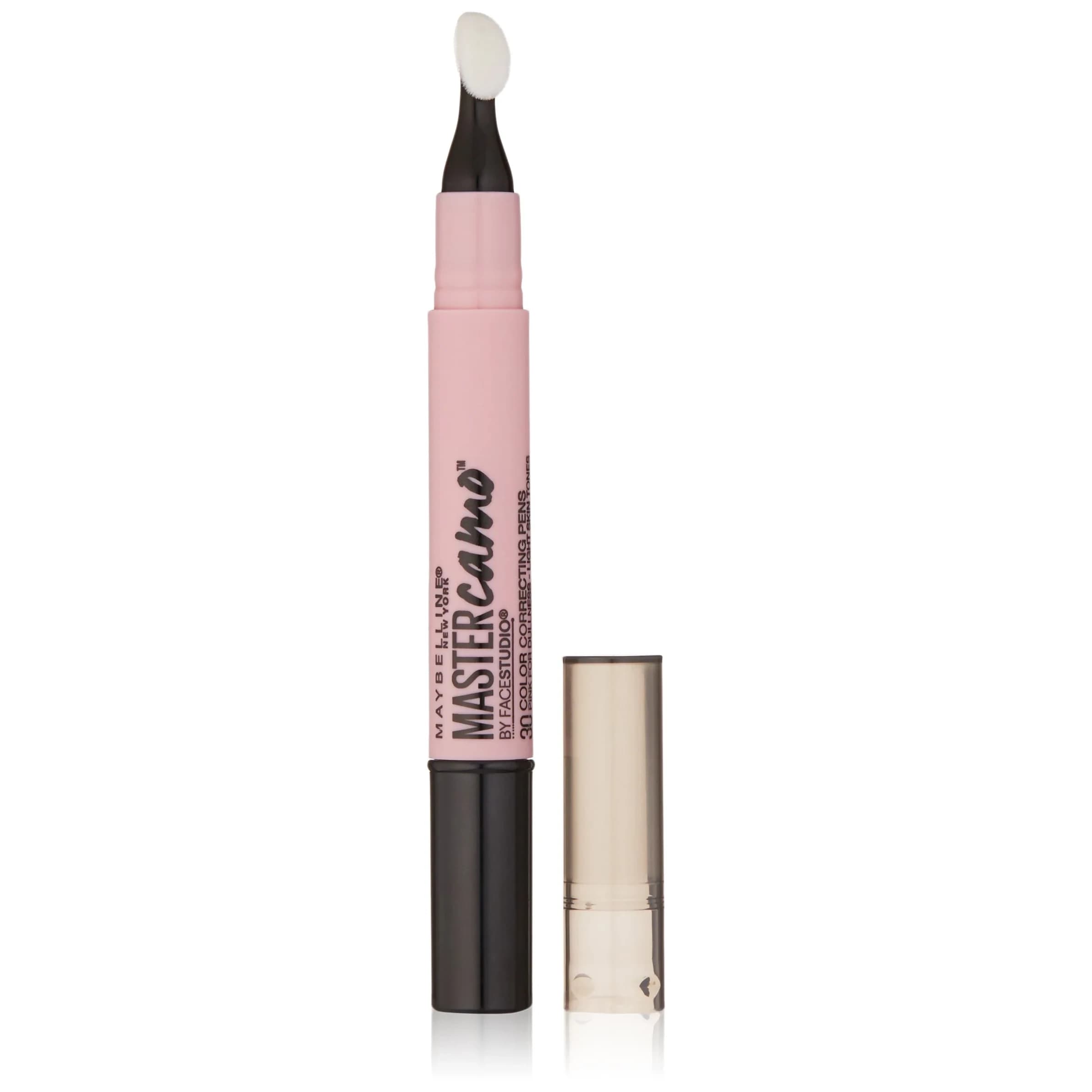 Maybelline New York Master Camo Color Correcting Pen Pink For Dullness 0.05 fl. oz. (1.5 ml) | Brightens Dullness for Light Skin Tones
