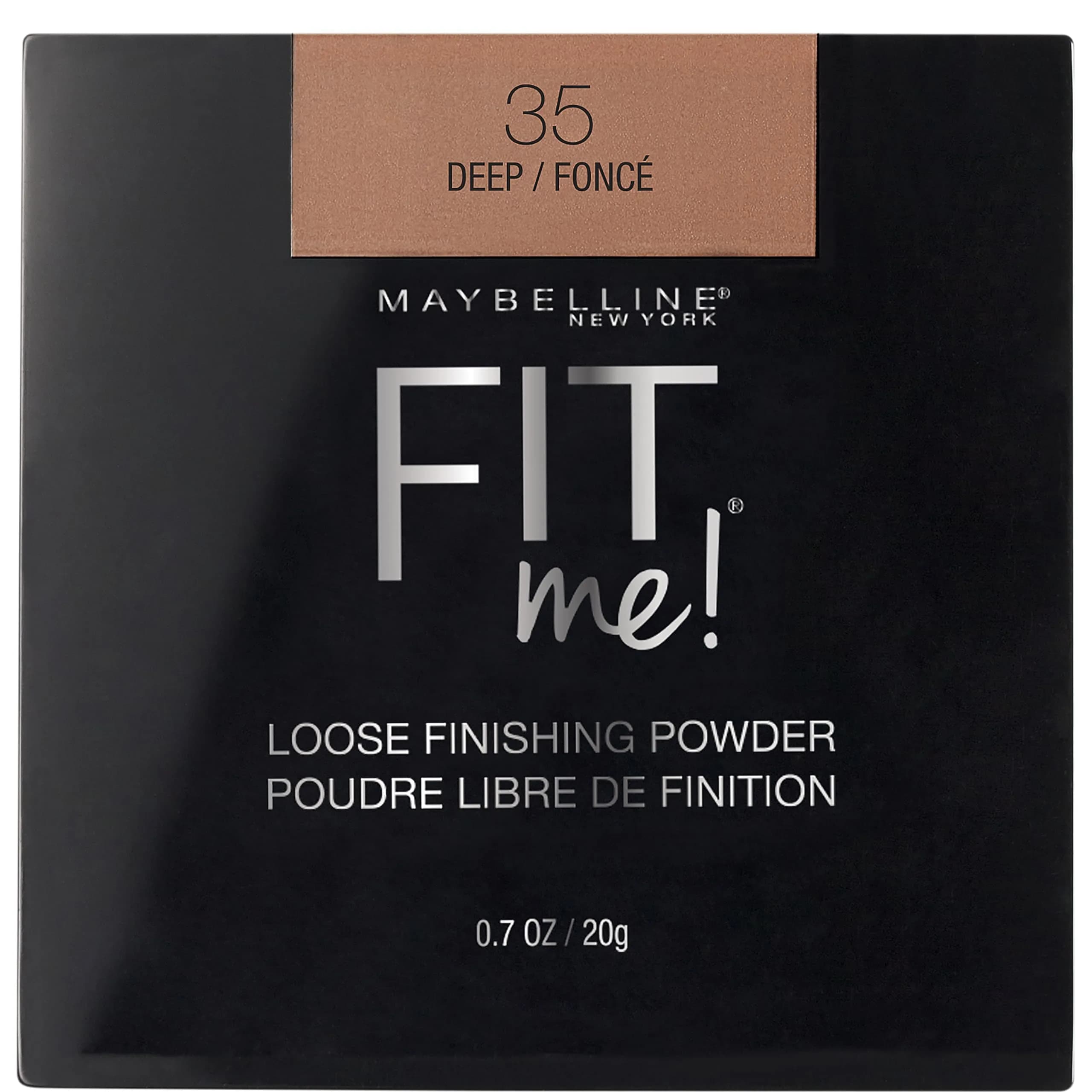Maybelline Fit Me Loose Setting Powder, Light, 0.7 oz (20 g) | Shine Control & Smooth Texture — Maybelline Fit Me Loose Setting Powder, Face Powder Makeup & Finishing Powder, Deep