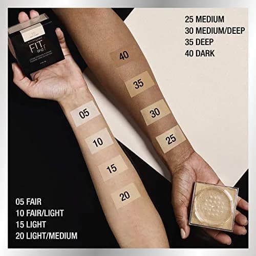 Maybelline Fit Me Loose Setting Powder Dark 0.7 oz (20g) | Shine Control & Smooth Texture thumbnail 4