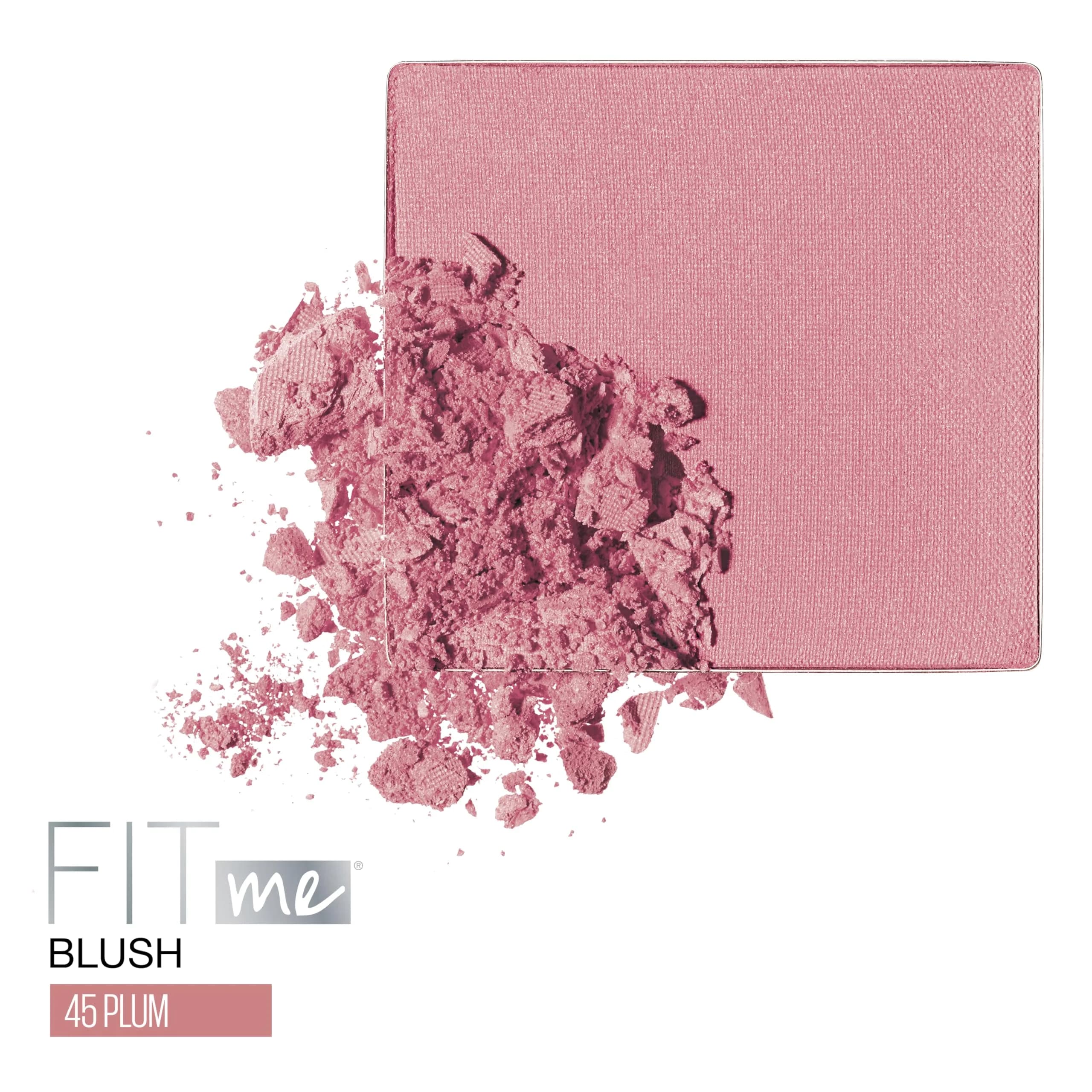 Maybelline Fit Me Blush - Plum Shade | Lightweight, Blendable, Long-Lasting All-Day Face Makeup thumbnail 2