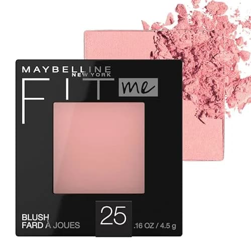 Maybelline Fit Me Blush in Pink: Lightweight, Smooth, Blendable, Long-lasting All-Day Face Makeup - main product image