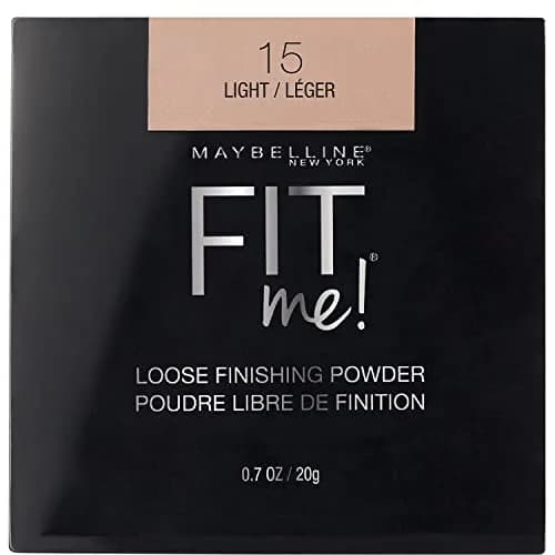 Maybelline Fit Me Loose Setting Powder, Light, 0.7 oz (20 g) | Shine Control & Smooth Texture thumbnail 1