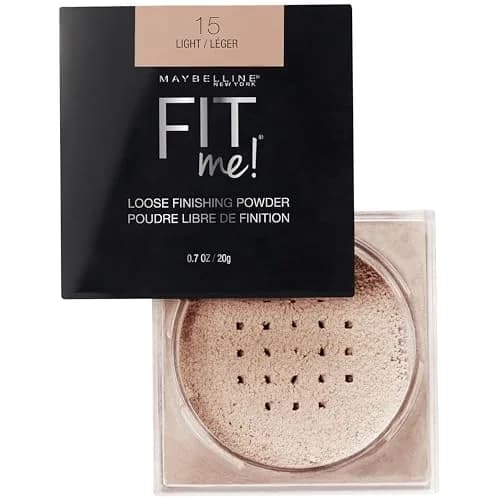 Maybelline Fit Me Loose Setting Powder, Light, 0.7 oz (20 g) | Shine Control & Smooth Texture thumbnail 5