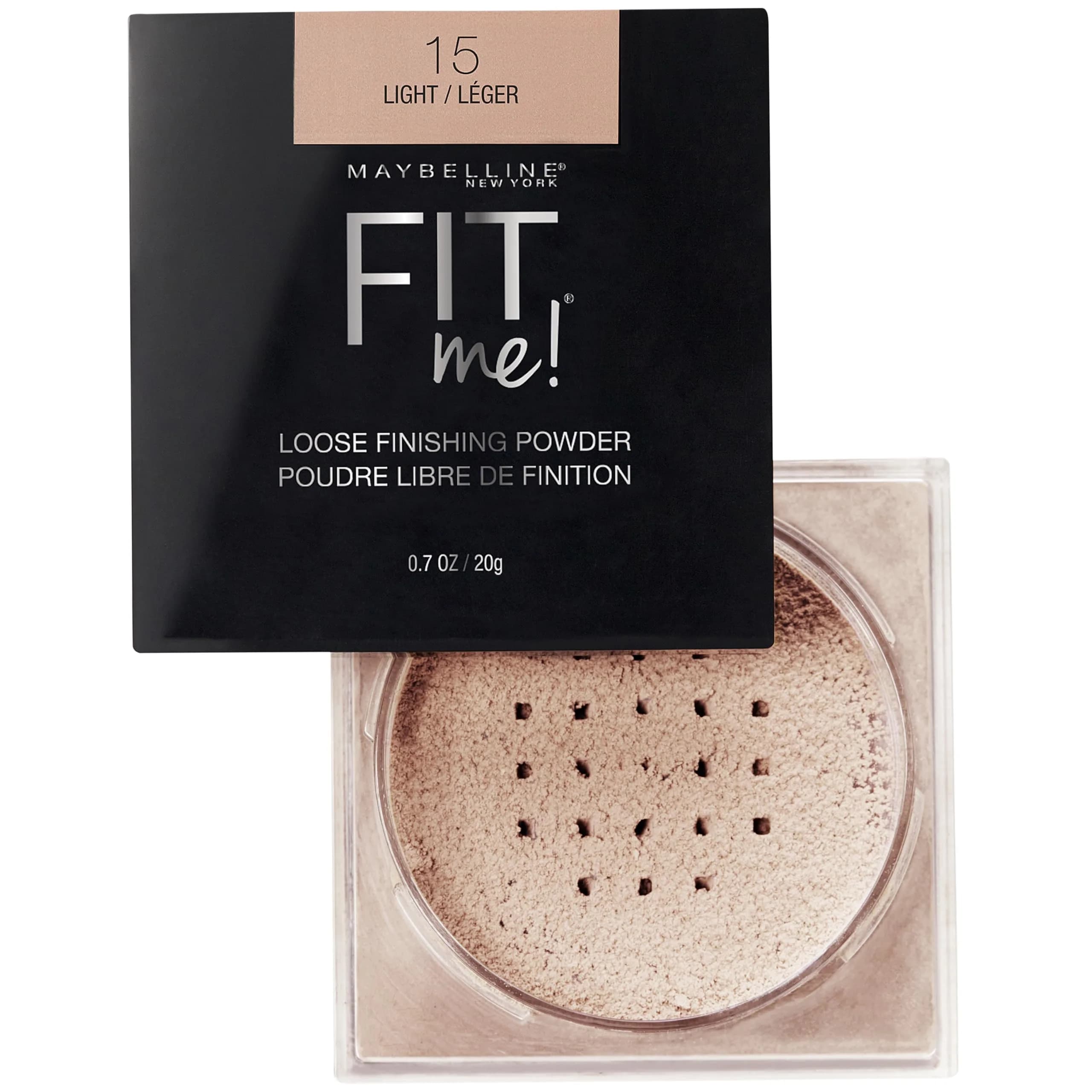 Maybelline Fit Me Loose Setting Powder, Light, 0.7 oz (20 g) | Shine Control & Smooth Texture - view 5