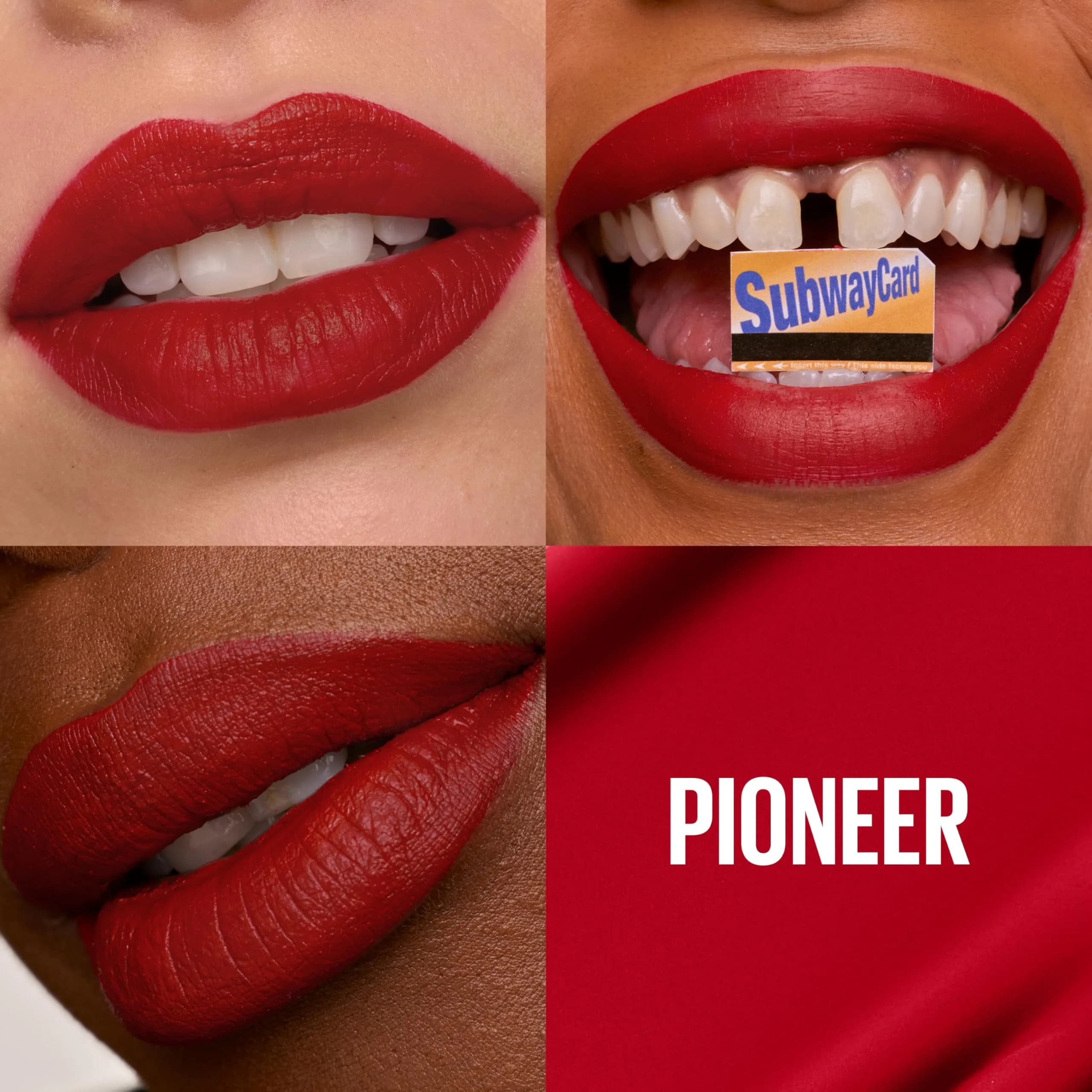 Maybelline Super Stay Matte Ink Liquid Lipstick in Pioneer (Blue Red), 5ml - 16-Hour Transfer-Proof thumbnail 2