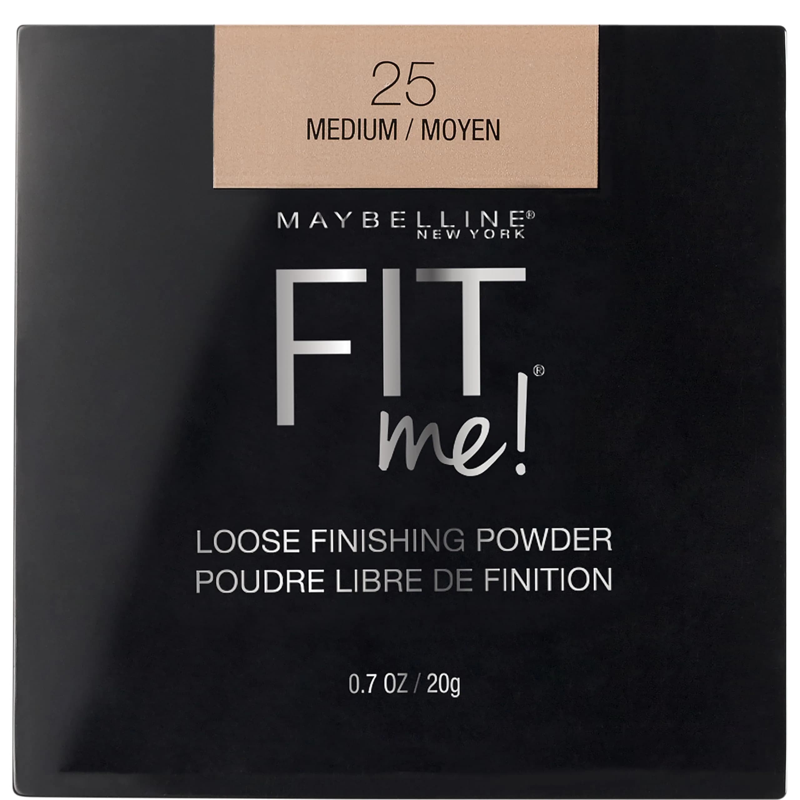 Maybelline Fit Me Loose Setting Powder, Medium, 0.7 Oz (19.8g) | Mineral-Based Formula, Shine Control - main product image