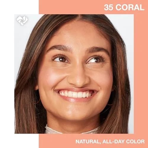 Maybelline Fit Me Blush, Coral Shade, Lightweight & Blendable Formula, 0.16 oz thumbnail 3