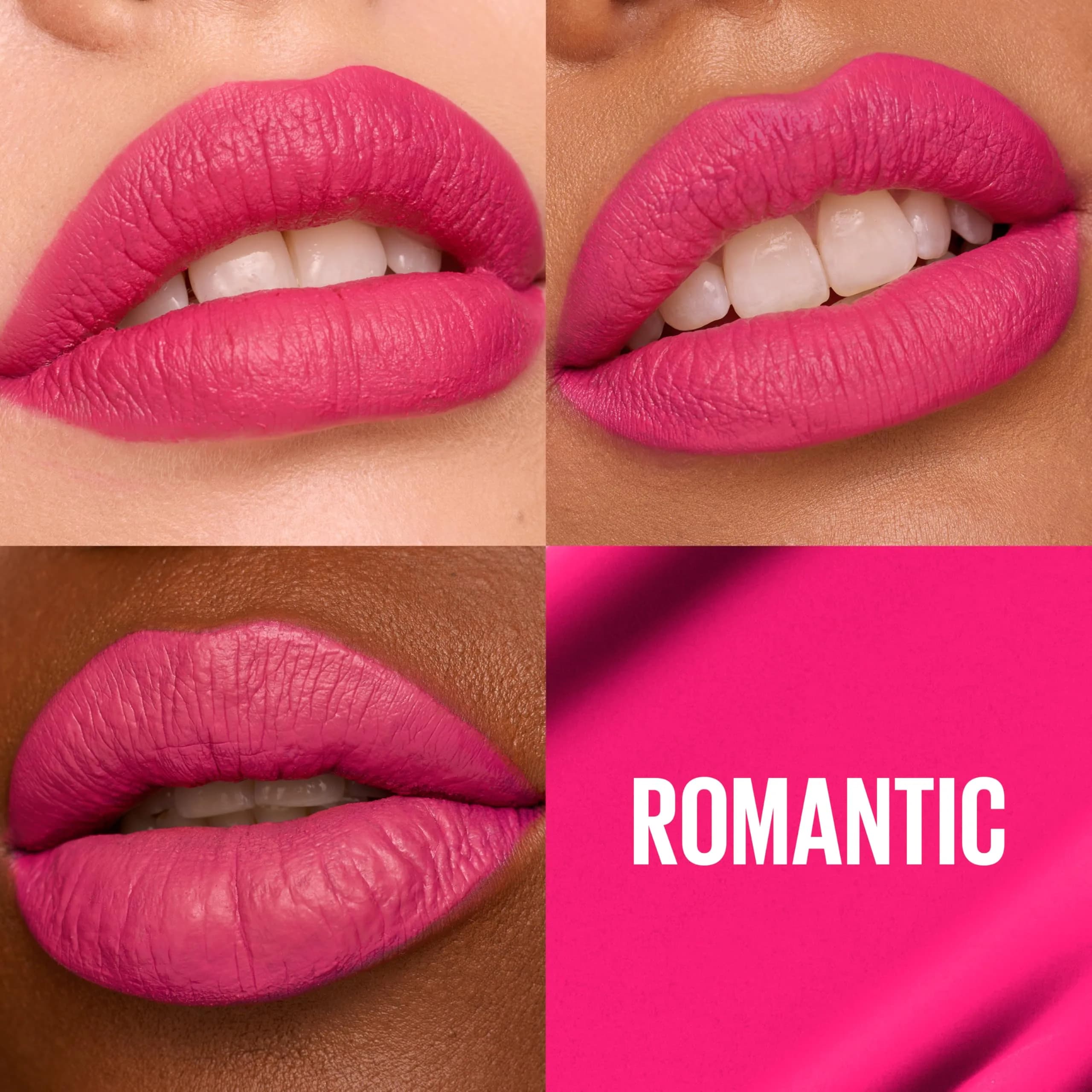 Maybelline Super Stay Matte Ink Liquid Lip Color in 30 ROMANTIC Vivid Pink, 5ml | 16-Hour Transfer-Proof Matte - view 2