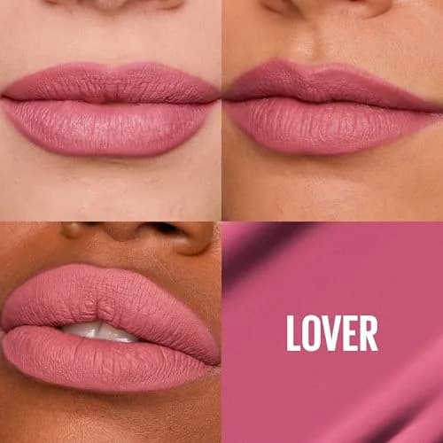 Maybelline Super Stay Matte Ink Liquid Lip Color in 15 Lover Mauve Neutral, 5ml | 16-Hour Transfer-Proof Matte thumbnail 2