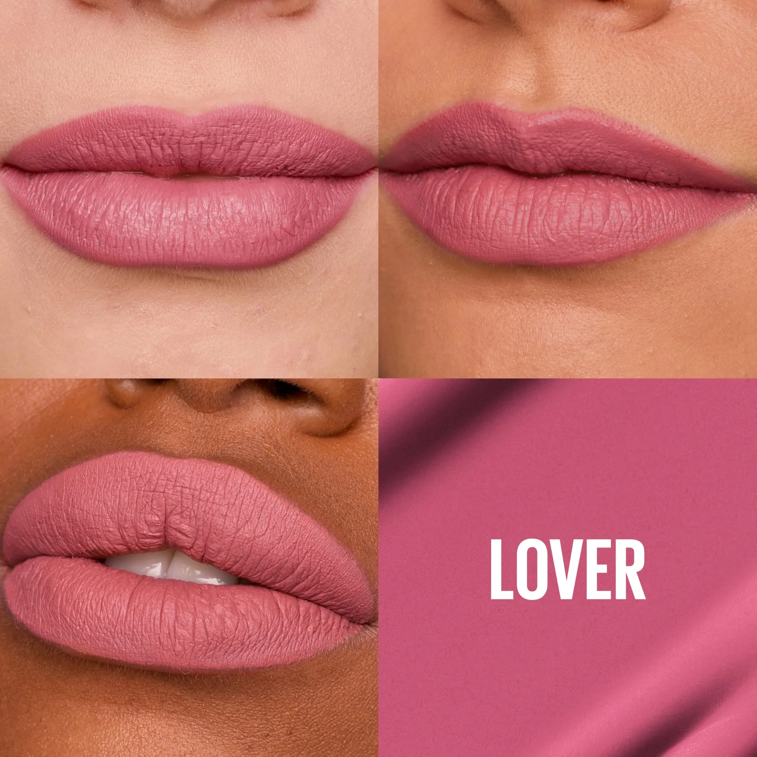 Maybelline Super Stay Matte Ink Liquid Lip Color in 15 Lover Mauve Neutral, 5ml | 16-Hour Transfer-Proof Matte - view 2