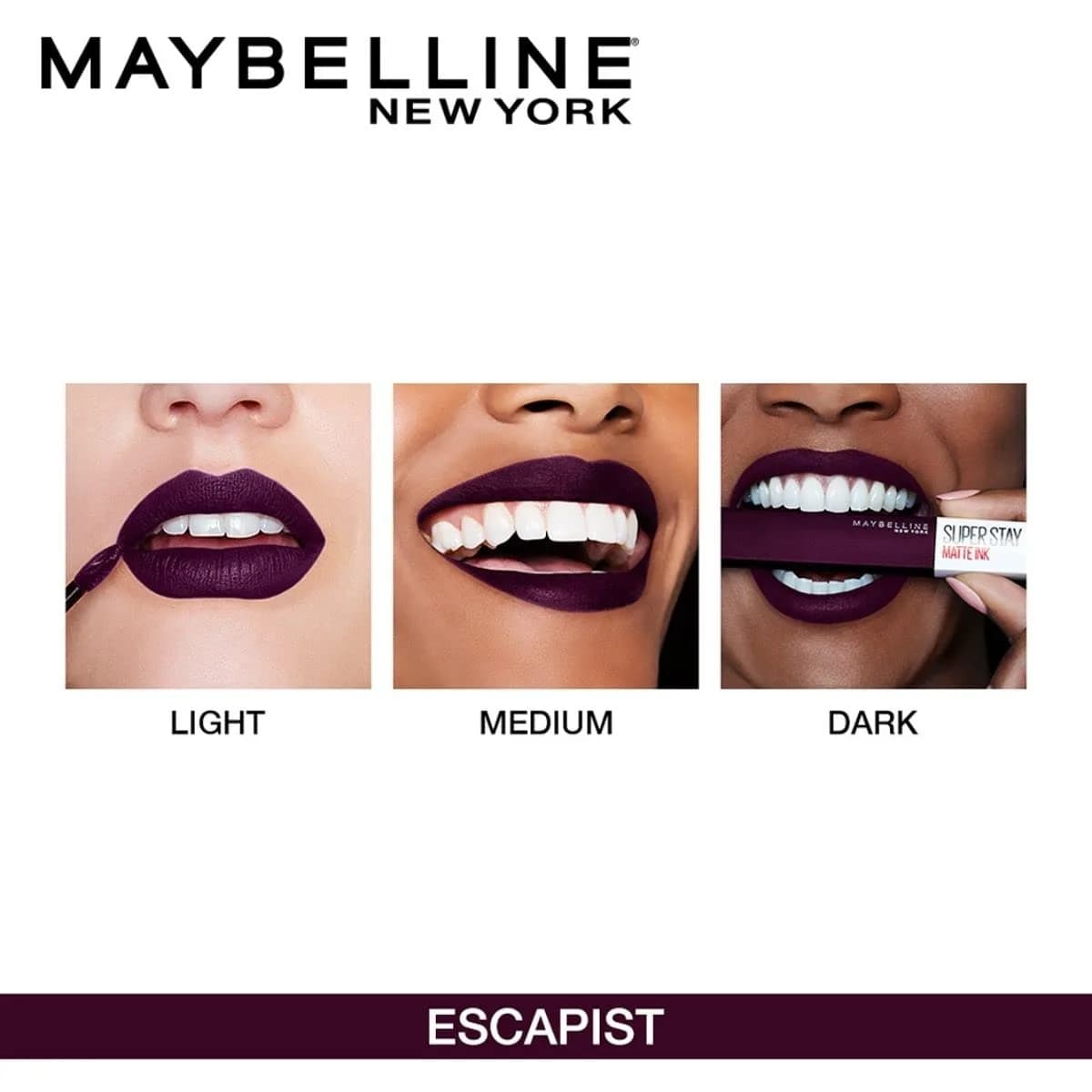 Maybelline Super Stay Matte Ink Liquid Lipstick - Escapist (0.17 Fl Oz) - Intense Red Matte thumbnail 3