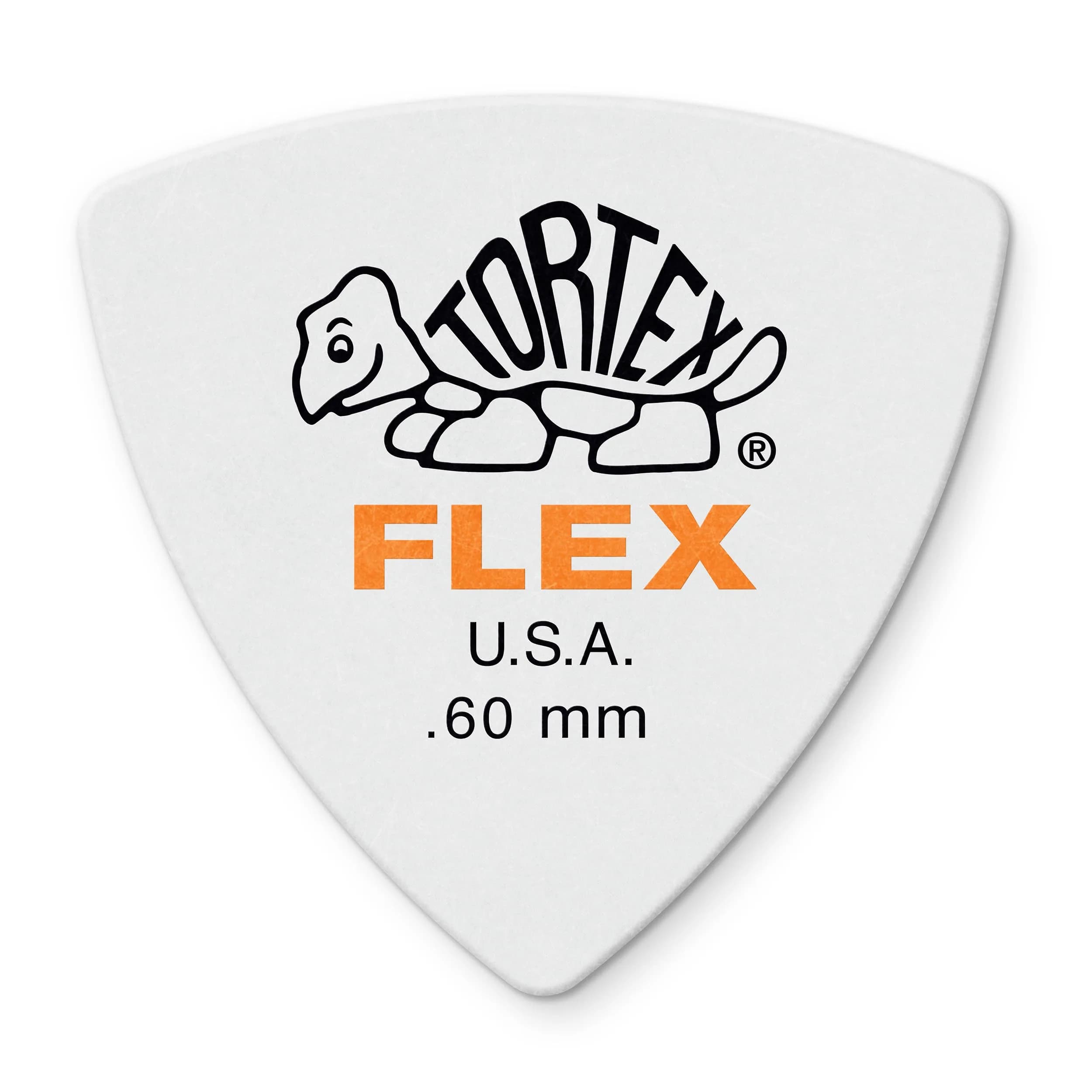Jim Dunlop Tortex Flex Triangle Pick 0.60mm (72 Pack) | USA-Sourced Guitar Plectrums for Rhythm & Lead - main product image