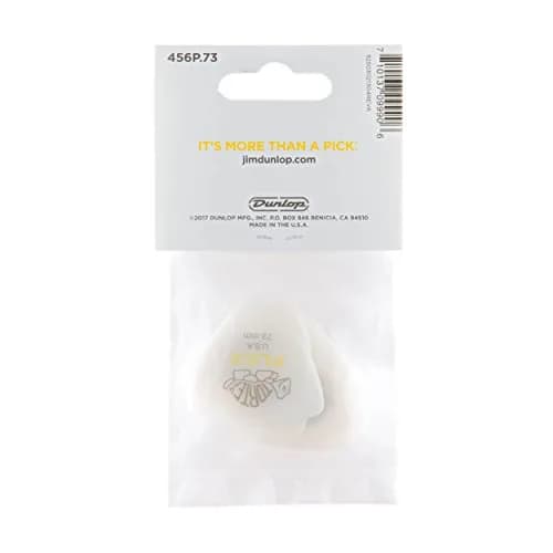 Jim Dunlop Tortex Flex Triangle Pick 0.73mm (6 Pack) | USA-Made Delrin for Snappy Attack thumbnail 5