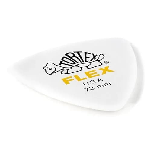 Jim Dunlop Tortex Flex Triangle Pick 0.73mm (6 Pack) | USA-Made Delrin for Snappy Attack thumbnail 2