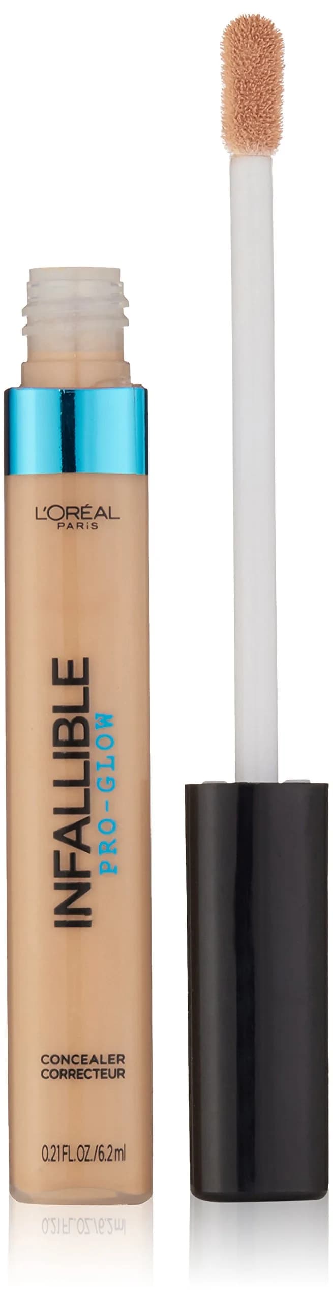 L'Oreal Paris Infallible Pro Glow Concealer Nude Beige 7ml (0.21 Fl Oz) | Luminous Buildable Coverage — Nude Beige