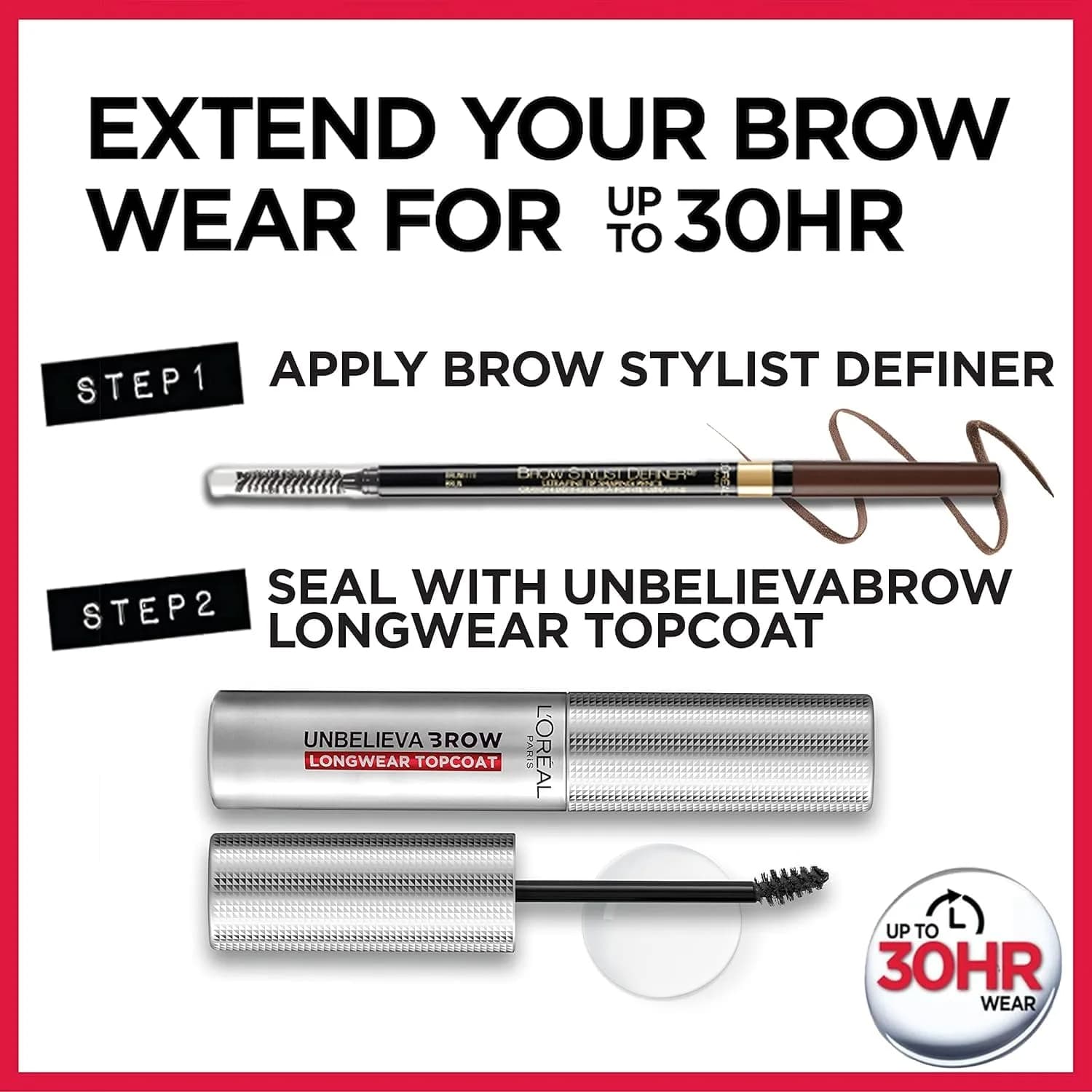 L'Oreal Paris Makeup Brow Stylist Definer Waterproof Eyebrow Pencil, Dark Blonde 0.003 Ounce (Pack of 1) | Ultra-Fine Tip for Natural Brows - view 7