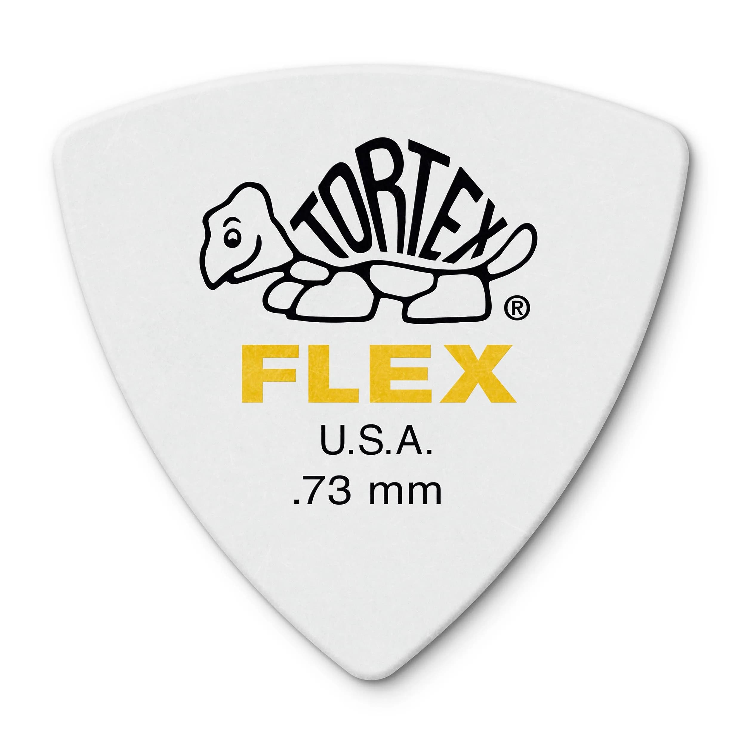Jim Dunlop Tortex Flex Triangle Pick 0.73mm (72 Pack) | USA-Sourced Guitar Accessory - main product image