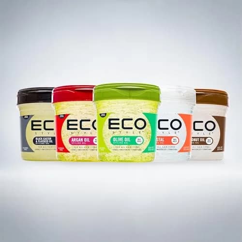 Eco Style Black Castor and Flaxseed Oil Styling Gel 236ml (8 oz) | Nourishes Hair & Promotes Healthy Scalp thumbnail 6