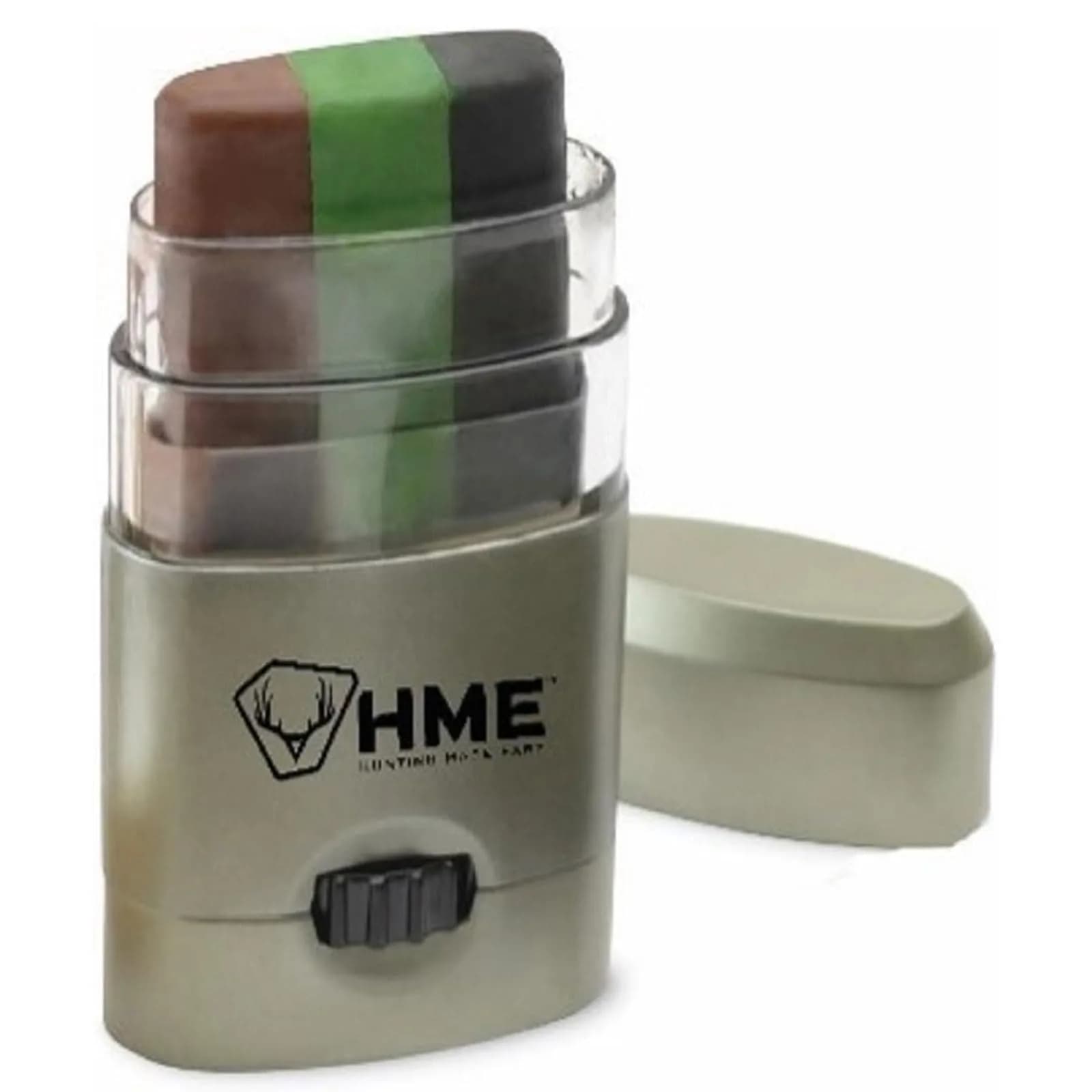 HME 3 Color Mess-Free Camo Face Paint Stick | Long-Lasting, Water-Resistant, Compact for Hunting & Wildlife Photography
