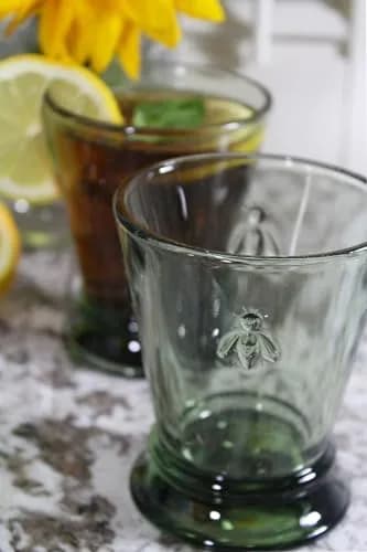 La Rochère Bee Green Tumbler Set of 6 | 255ml (9 oz) French Glassware thumbnail 6