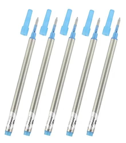 Gullor Spiral Refills for Jinhao Rollerball Pen | Blue Ink, 0.7mm, Set of 10 thumbnail 1