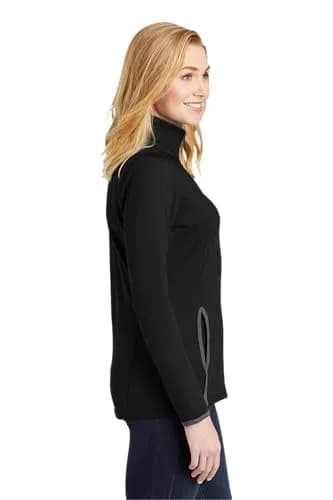 SPORT-TEK Women's Sport-Wick Stretch Contrast Full Zip Jacket | Moisture-Wicking, Lightweight, Durable (70-120 chars) thumbnail 2