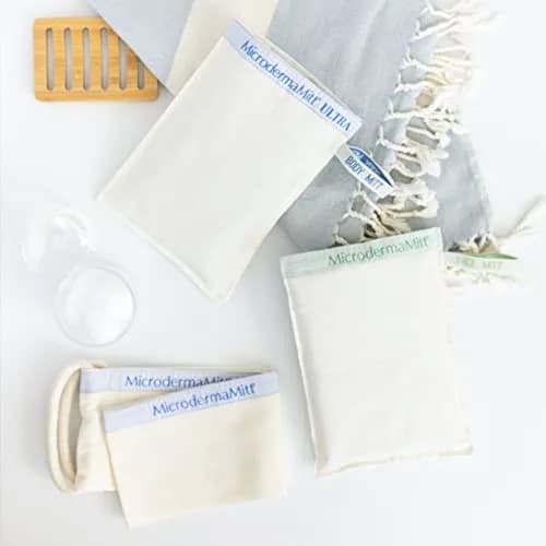 MicrodermaMitt ULTRA Deep Exfoliating Mitt | Keratosis Pilaris & Strawberry Skin Treatment (70-120 chars) thumbnail 7