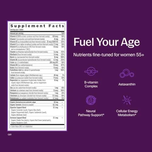 New Chapter Every Woman's One Daily 55+ Multivitamin 48 Tablets | Supports Immune & Bone Health thumbnail 4