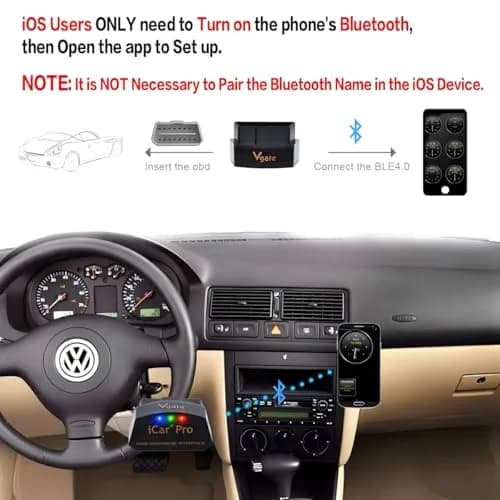 Vgate iCar Pro Bluetooth 4.0 OBD2 Scanner | Works with iOS/Android & PC thumbnail 4