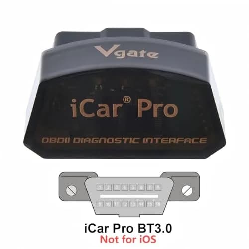 Vgate iCar Pro Bluetooth 3.0 OBD2 Scanner | Android & Windows | 4.6cm (1.85in) Length | Check Engine Light Diagnosis thumbnail 3