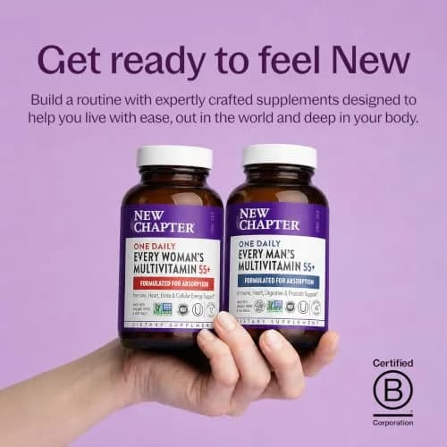 New Chapter Every Man's One Daily 55+ Multivitamin 72 Tablets | Supports Immune & Energy thumbnail 8