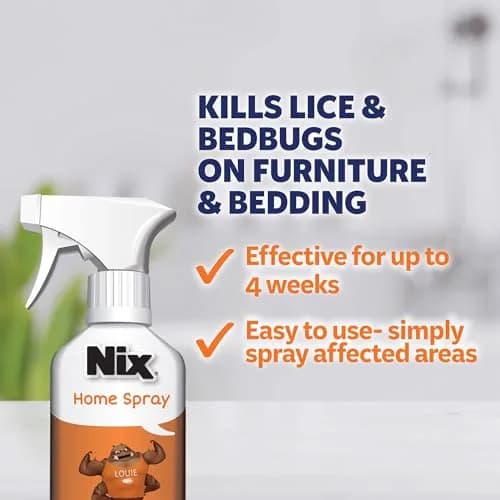 Nix Ultra Lice Treatment Kit with Home Defense Spray & Comb | 3.4 fl oz (100 ml) Hair Solution, 5 fl oz (148 ml) Home Spray thumbnail 4