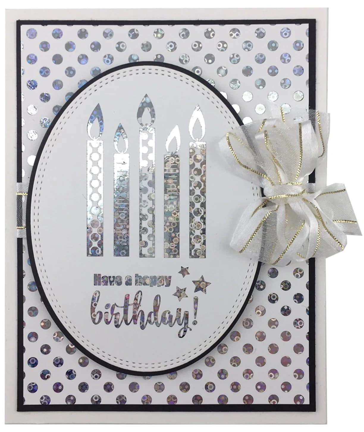 Gina K Designs Fancy Foils Silver Sequins 6" x 8" Sheets (12 Count) | Toner-Reactive & Textile Foil for Instant Shine - view 2