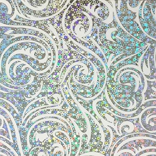 Gina K Designs Fancy Foils Silver Sequins 6" x 8" Sheets (12 Count) | Toner-Reactive & Textile Foil for Instant Shine thumbnail 3