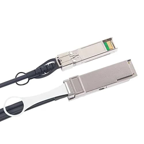 10Gtek 40G QSFP+ to 4xSFP+ Breakout DAC Cable 0.5m | Cisco Compatible Copper Twinax thumbnail 5